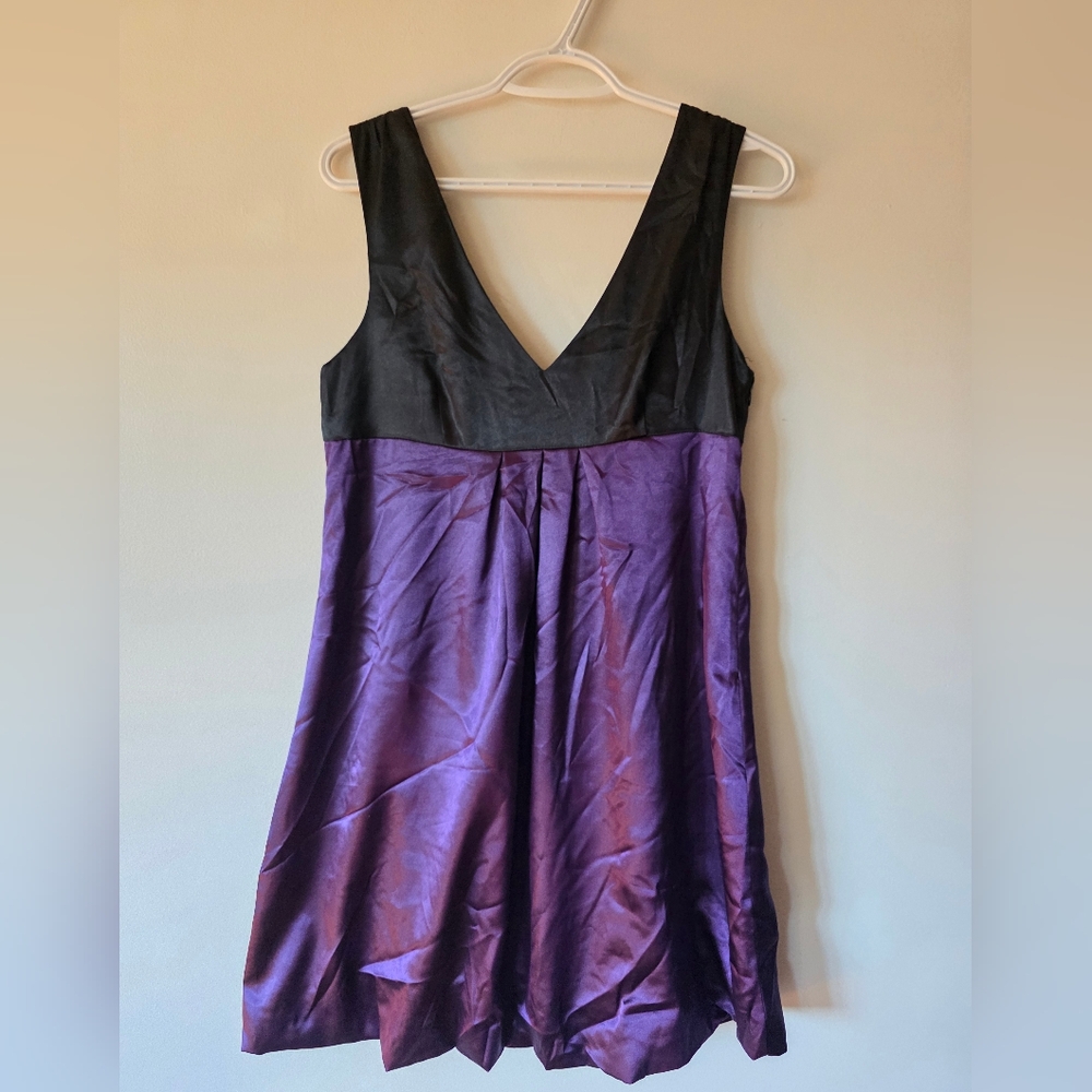 BEDO Femme Vixen Purple Empire Waist Dress